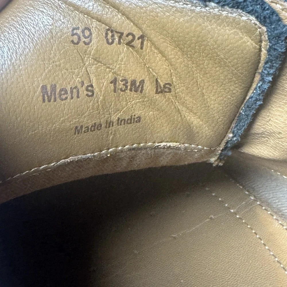 J. Murphy by Johnston & Murphy Leather Lace Up Shoes Men's Size 13 M Black India - Picture 7 of 12